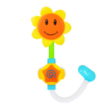 Giocattolo da vasca con funzione doccia, spruzzatore d'acqua non elettrico con scivolo e pesciolini galleggianti per bambini da 1 a 5 anni.