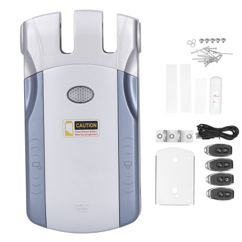 Zinc Alloy Smart Door Lock Keyless Entry System Power Saving Mode Touchscreen Bluetooth Remote Control Electronic Deadbolt Lock With Code Management