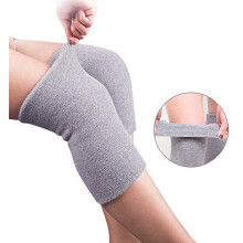 1 Paar warme Knieschoner für Erwachsene, graue Thermo-Knieschoner, geeignet zur Linderung von Arthritis und für Outdoor-Sportarten
