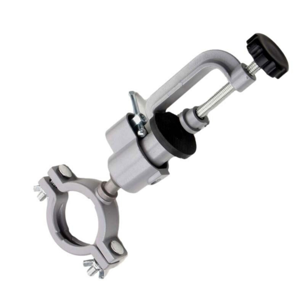 Heavy Duty Rotating Workshop Vise Reinforced Steel Construction Secures Irregular Objects During Polishing Tasks 9340959312245