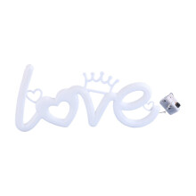 LOVE LED Neon Light Sign for Valentine's Day Proposal, Battery Powered Adjustable Bedroom Wall Decor, Romantic Anniversary Gift with Dimming Function