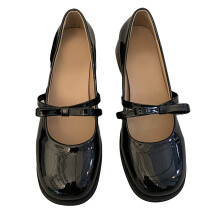 Zapatos escolares Mary Jane para niñas, diseño de punta redonda, ajuste cómodo y curvo, suela que no deja marcas, ligeros, resistentes al agua y