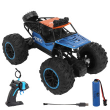 Ammortizzatori Camion RC per bambini con comandi reattivi e batteria ricaricabile Crawler ad alta velocità per tutti i terreni con guscio in metallo