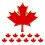 12 St Canada Day Maple Leaf Spänne I Metall Email För Kläder Väskor Hattar 9