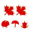 12 St Canada Day Maple Leaf Spänne I Metall Email För Kläder Väskor Hattar 10