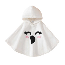 Halloween-Mädchen-Poncho mit Kapuze, weicher Winter-Party-Kostüm, bequeme Kleidung für Kinder und Kleinkinder