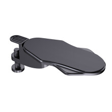 Repose-bras réglable pour ordinateur de bureau, support ergonomique pour repose-bras, rallonge et coussinet.