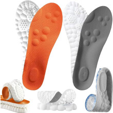 Vložky do bot pro muže a ženy, 4D paměťová pěna Cloud Shoe, podpora klenby - pohodlí proti únavě, tlumení nárazů a úleva od bolesti