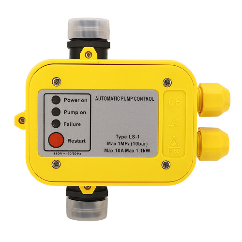 LED Function Indicator Smart Water Pump Controller Dry Running Protection Water Hammer Effect Reduction Constant Pressure Maintenance Automatic Water