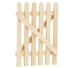 Mini Ornament for Dollhouse Real Wood Grain Finish Wooden Fairy Garden Fence Indoor Use Miniature Fences Charming Mini House Adornment DIY Wood