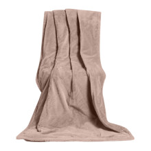 Cordless Heated Blanket 33″x59″, Brown Fleece with Overheat Protection – for Bed, Sofa & Travel