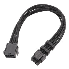 Przewód przedłużający zasilacz CPU8pin męski na 8pin żeński, modułowy zasilacz CPU8pin na 8pin, linia 30 cm, 18 AWG