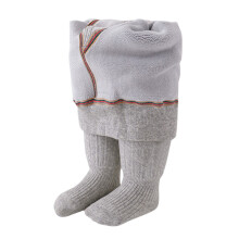 AWZXDE Baby Tights Winter Solid Color Thermal Thick Pantyhose for Kids - Warm and Comfortable for Cold Weather Layering Grey