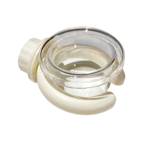 Bird Feeder Bowl with Secure Clip Clear Plastic for Small
