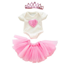 Puppenkleidung für 45 cm große Puppen, Weihnachtskleid-Set, realistisches Kostüm mit elastischem Design, leicht an- und auszuziehen, Geschenk für