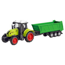 Bauernhof-Spielzeugautos für Kinder von 3-8 Jahren, Traktor und Holztransporter mit Reibungsantrieb, Lernfahrzeuge zum Sammeln, Weihnachtsgeschenk