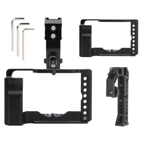 Κλουβί DSLR Rig για Canon EOS M6MK II με κοίλη δομή από κράμα αλουμινίου με πολλαπλές