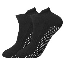 1 Pair Unisex Grip Socks for Yoga and Walking with Anti-Slip