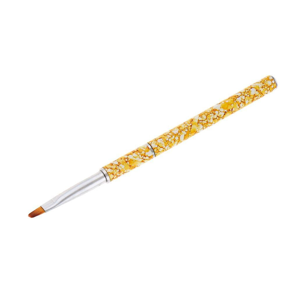 Nail Art Polish Brush Uv Gel Liner Paint Drawing Pencil Pen Crystal Blue-tips