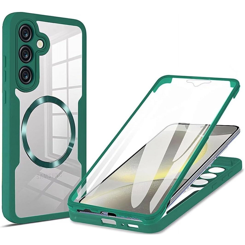 Rugged Clear Hybrid Case For Galaxy S22 Plus Â 3-In-1, Wireless Charging, Screen Protection, Compatible With Samsung Galaxy S22 Plus 5G (6.6", 2022, 9181073402845