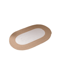 Woven Oval Entrance Rug – Reversible Farmhouse Style Indoor/Outdoor Mat for Kitchen & Living Room