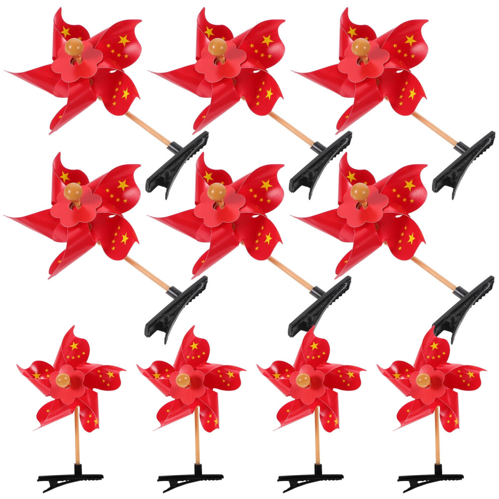 20Pcs Windmill Hair Clips for Toddler Girls with Shape Safe Material for Kids