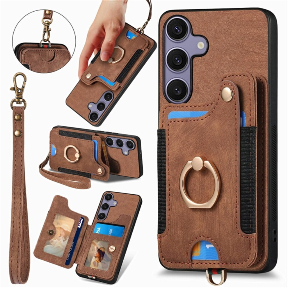Wallet Case For Samsung Galaxy S25+ 5G Pu Leather Flip 9336866123104