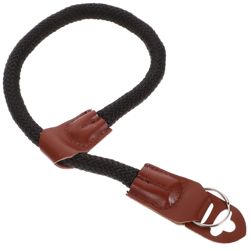 Camera Lanyard Camera Wrist Strap Pu 1Pack Black 9558633998115