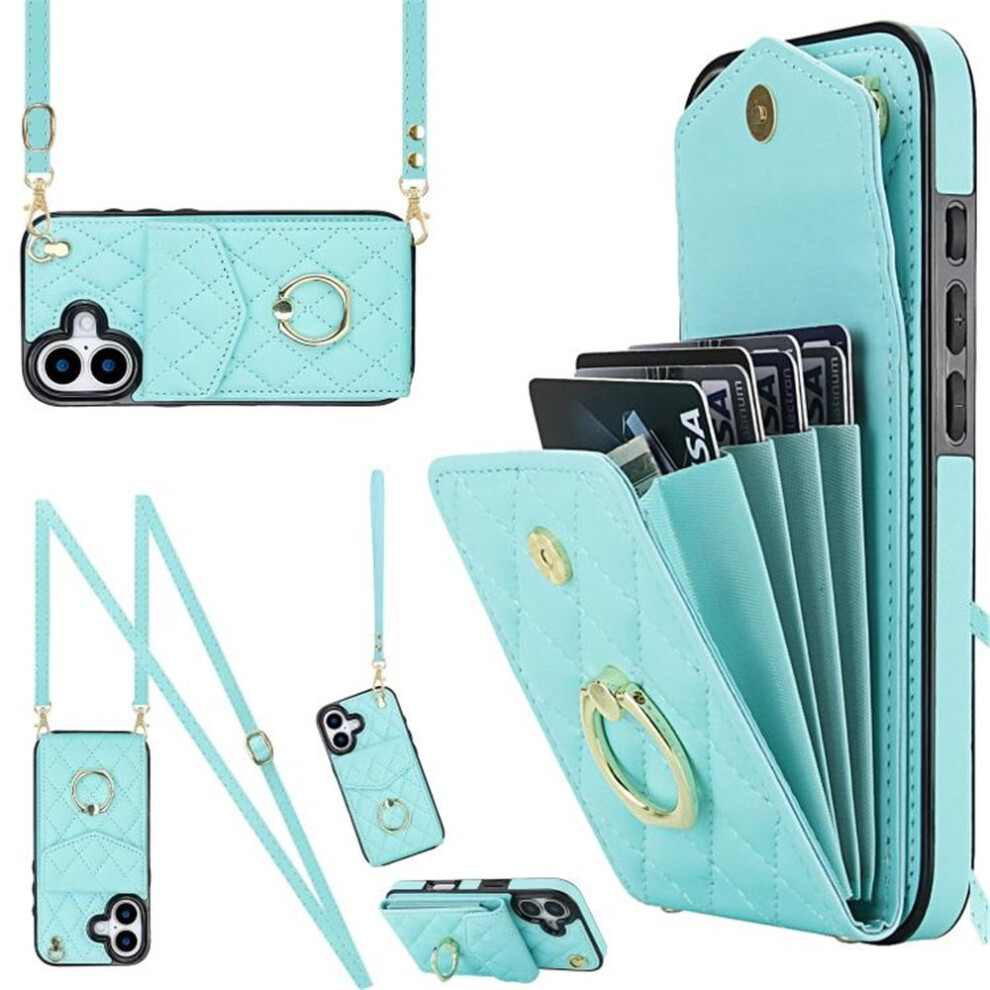 Iphone 16 Plus Pu Leather Wallet Case With Rfid Shielding 9336866124675