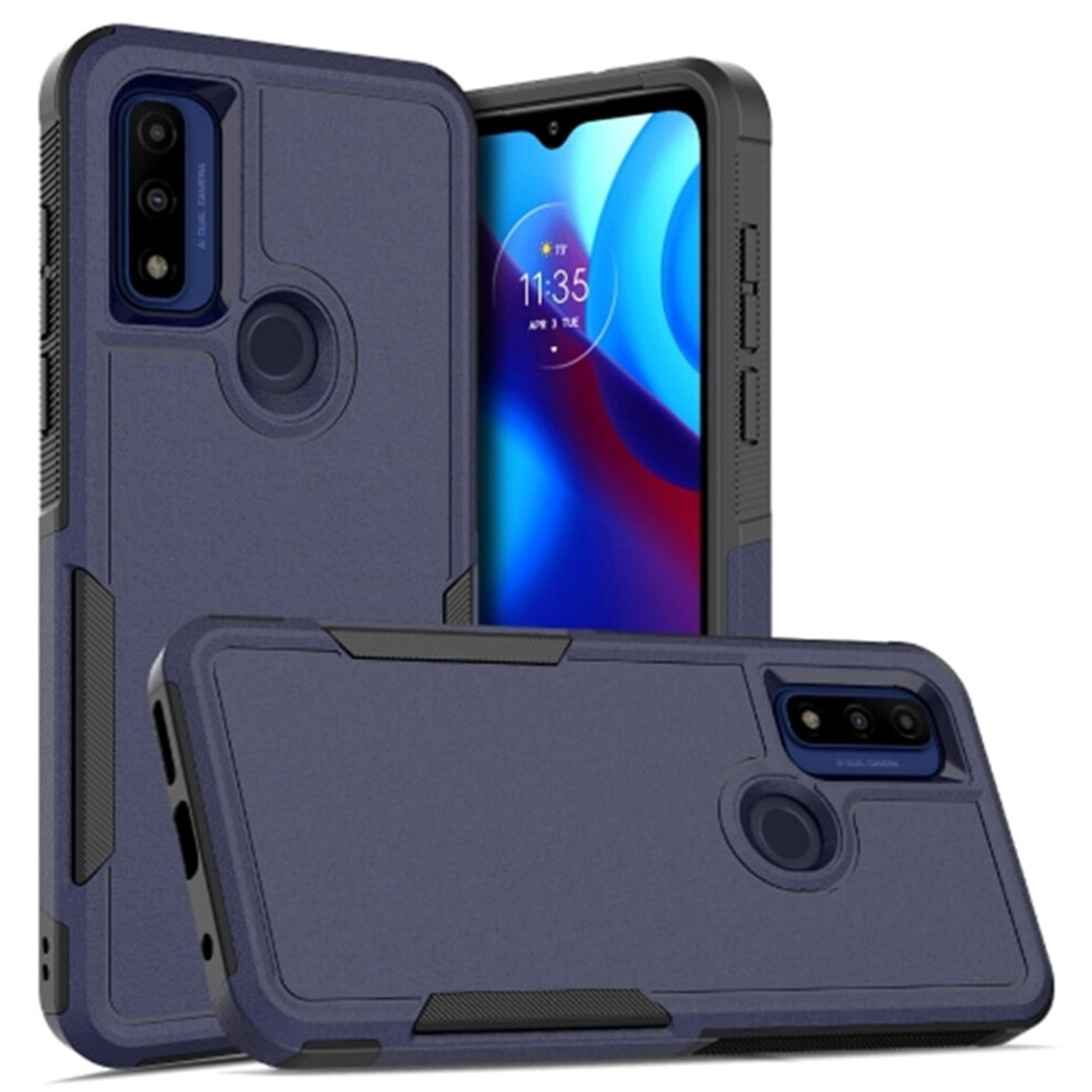 Defender Case For Motorola Moto G Pure 6.5" Â Heavy Duty, Dustproof, Shockproof, Non-Slip, Compatible With Moto G Pure Blue 9558633998696