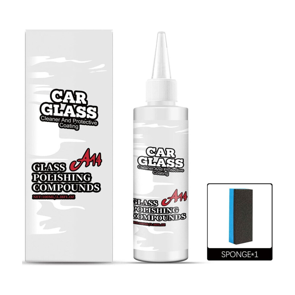 Car Glass Cleaner Car Glass Cleaning And Protective Agent With Strong Stain Removal For Car Glass Maintenance Products 100Ml 9485826584506