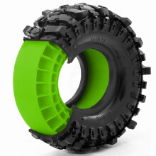 4pcs 1.9in Silicone Rubber Tire Wheel Insert Foam for 1/10 RC Crawler Car TRX4 Axial SCX10 Pro/Capra TF2/GEN8/MST