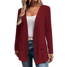 Women's Lightweight Knit Cardigan Sweater Open Front Long
