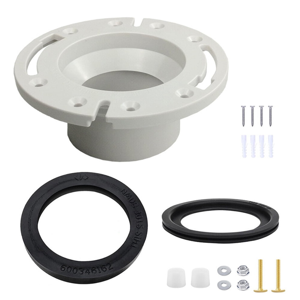 Rv Toilet Seal And Socket Rv Toilet Flange Kit Replacement For Dometic Thetford Rv Toilets Replaces 385345892 Flange, 3-In-1 Set 9485826586852