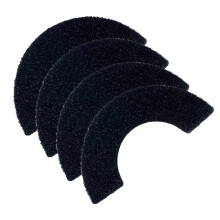 Charcoal Cat Litter Box Replacment Filter Compatible with LR 4 Carbon Odor Filters (Pack of 4)