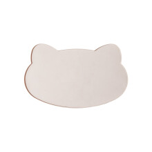 Cute Cat Ear Silicone Pet Feeding Mat - Non-Slip Waterproof Dog & Cat Placemat, Spill-Proof Food Mat, Easy to Clean, 42x26cm (16x10in) (6 Colors)