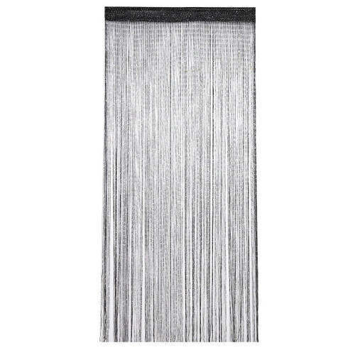 Hanging Beaded Curtains String Curtain Panels Door Fly Screen Room Divider 2PC