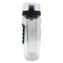 Botella de agua con infusor de frutas - 946 ml (32 oz), botella de plástico grande a prueba de fugas para infusor de frutas, ideal para el gimnasio,
