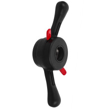 Auto-Radwuchtgerät, schwarz, robust, Nylon, Schnellverschluss, praktisch