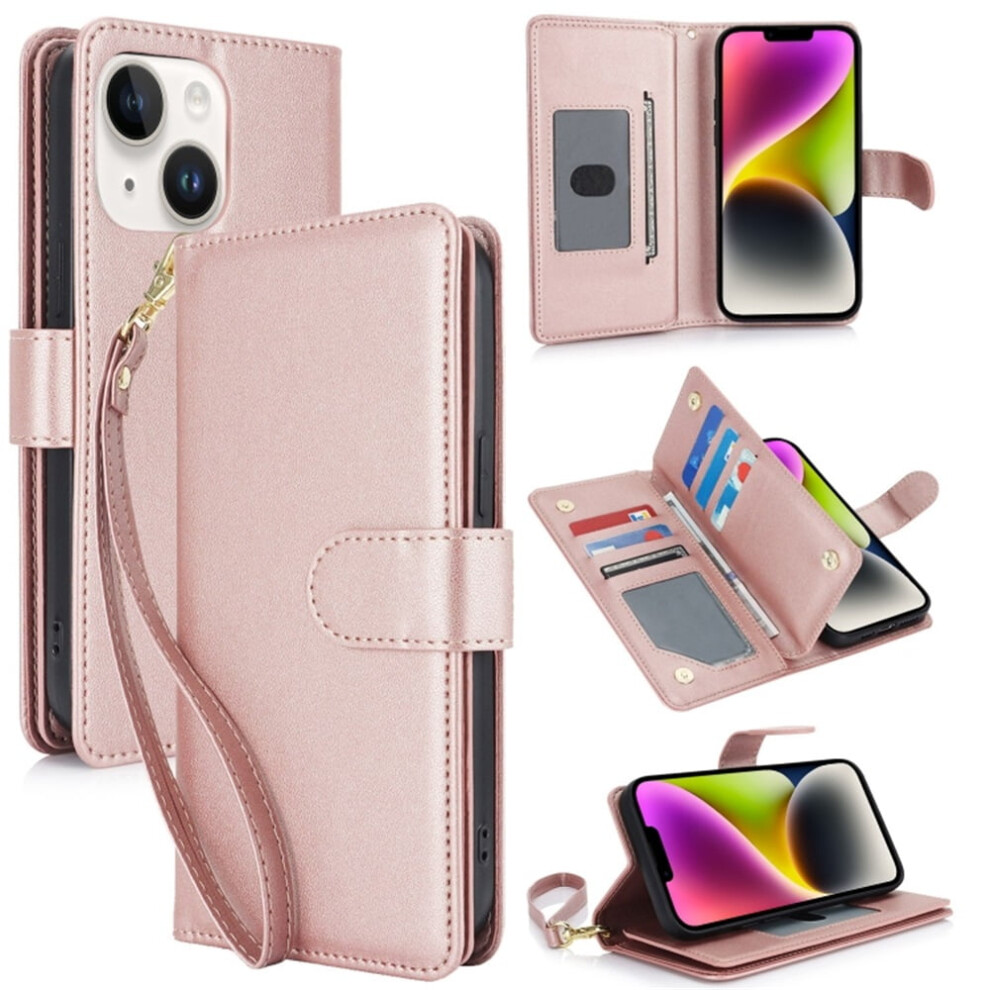 Leather Magnetic Flip Wallet Case For Iphone 14 Plus 6.7 941196067289