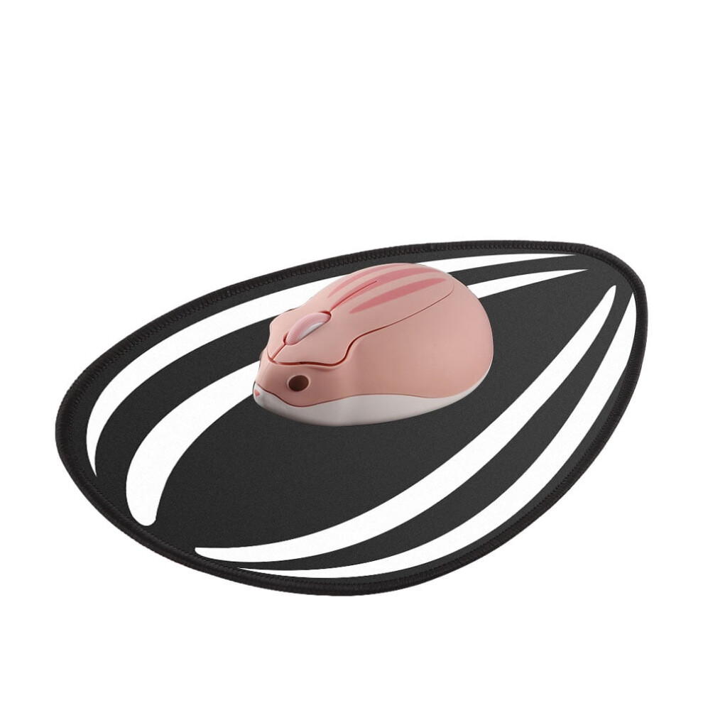 2.4Ghz Wireless Mouse 1200Dpi Ergonomic Optical Usb Mouse Cute Hamster Shape Mice For Kids Laptop Pc Gifts With Mouse Pad Pink 9193271790839