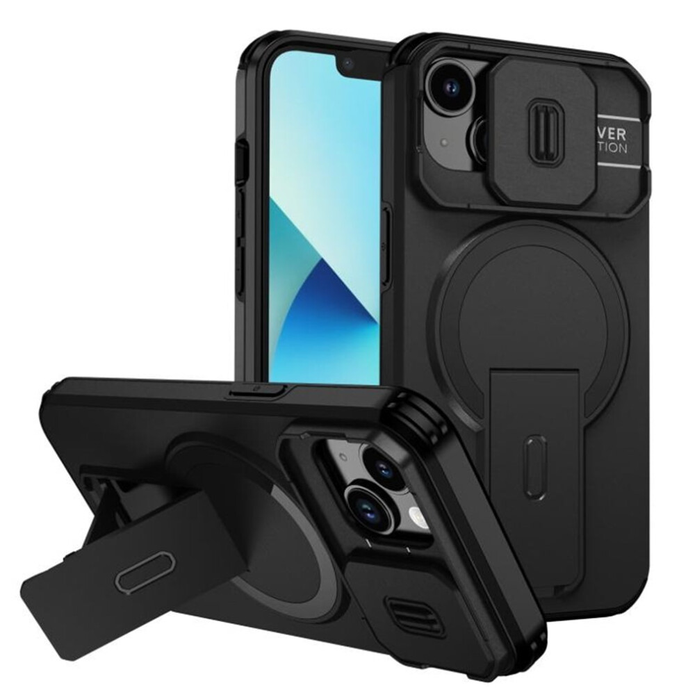 Iphone 14/13 6.1 Inch Case With Magsafe, Fold Stand, Camera 9152228997547