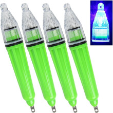 Underwater Fishing Light LED Deep Drop Fishing Light Waterproof Blinking Light Attractants Fishing Lamp Tools for Attracting Bait Lures 4.7in 6.7in