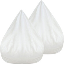 Bean Bag Inner Liners (28x32in, 2PCS), White, Easy-Clean, No Filler – Compatible with Standard Bean Bags