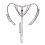 Crystal Heart G-string Thong with Waist Belt 1 pc 1