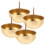 2 piuneze decorative din cupru – semisferice, 1