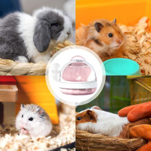 Hamster Carrying Case, Adjustable Travel Cage for Small Animals, Comfortable Pet Bag with Water Bottle for Hamster, Guinea Pig Cage for Travel