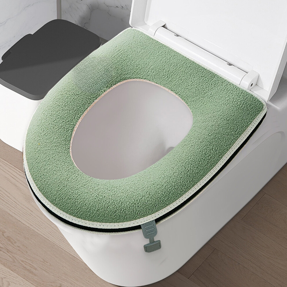 Toilet Seat With Carrying Handle Complete Coverage Winter Warm Removable Waterproof Household Bathroom Seat For Easy Cleaning And Comfort Topliu 9418476650994