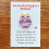Pocket-Size Greeting Card Bird Illustration 1 Pack 1