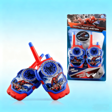 Kids Walkie Talkies Toys 2-Pack for Ages 4-8, Compatible with Outdoor Play, Hiking, Camping – Spider Design with Lanyard